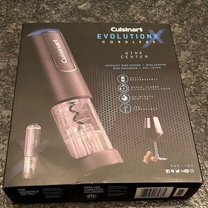 Cuisinart® EvolutionX Cordless 4-in-1 Wine Opener - New in Box